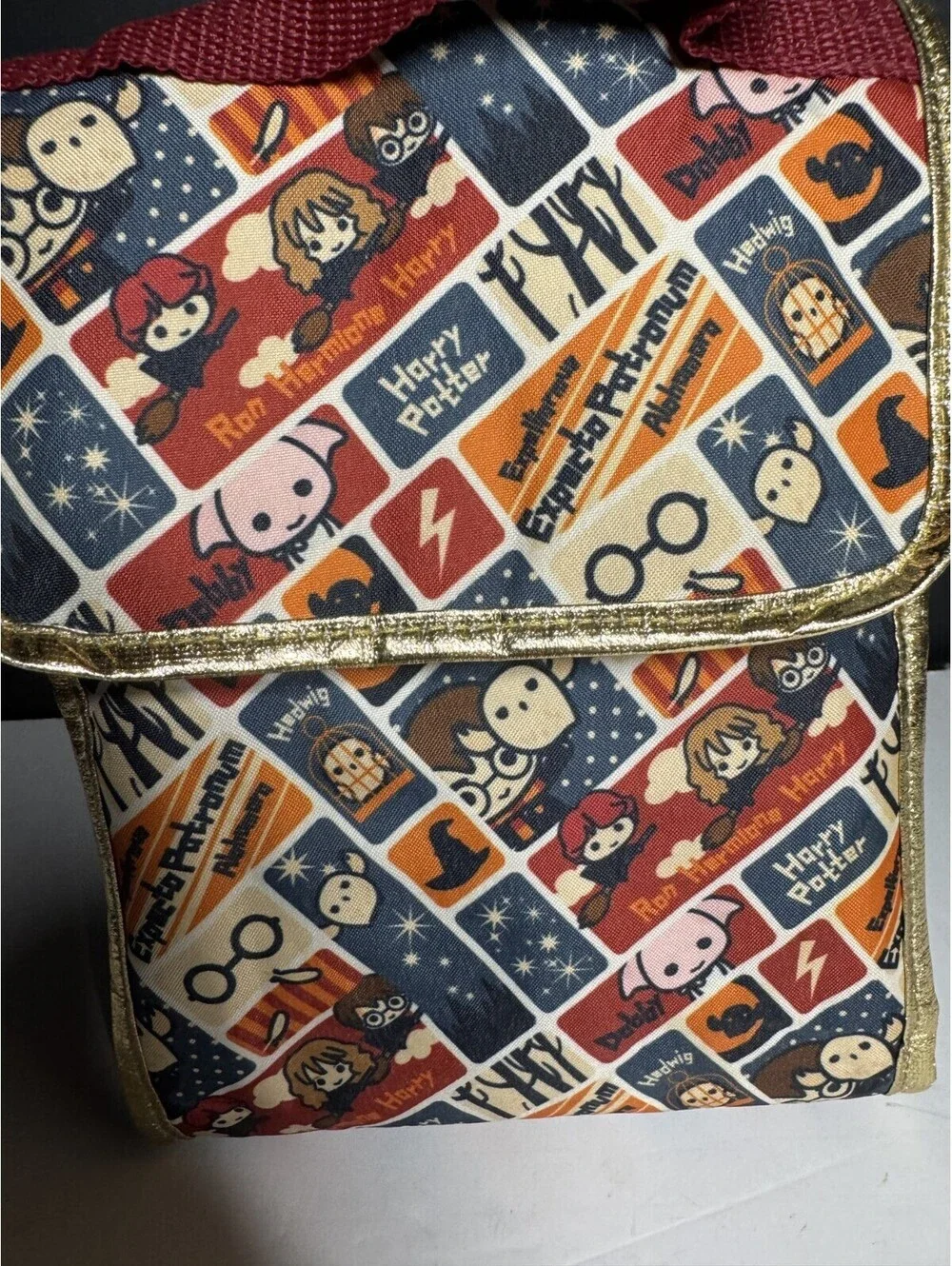 Harry Potter Lunch Bag - School Bag Roll Up Compact